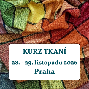 Víkendový kurz tkaní<br>(28. - 29. listopadu 2026, Praha)